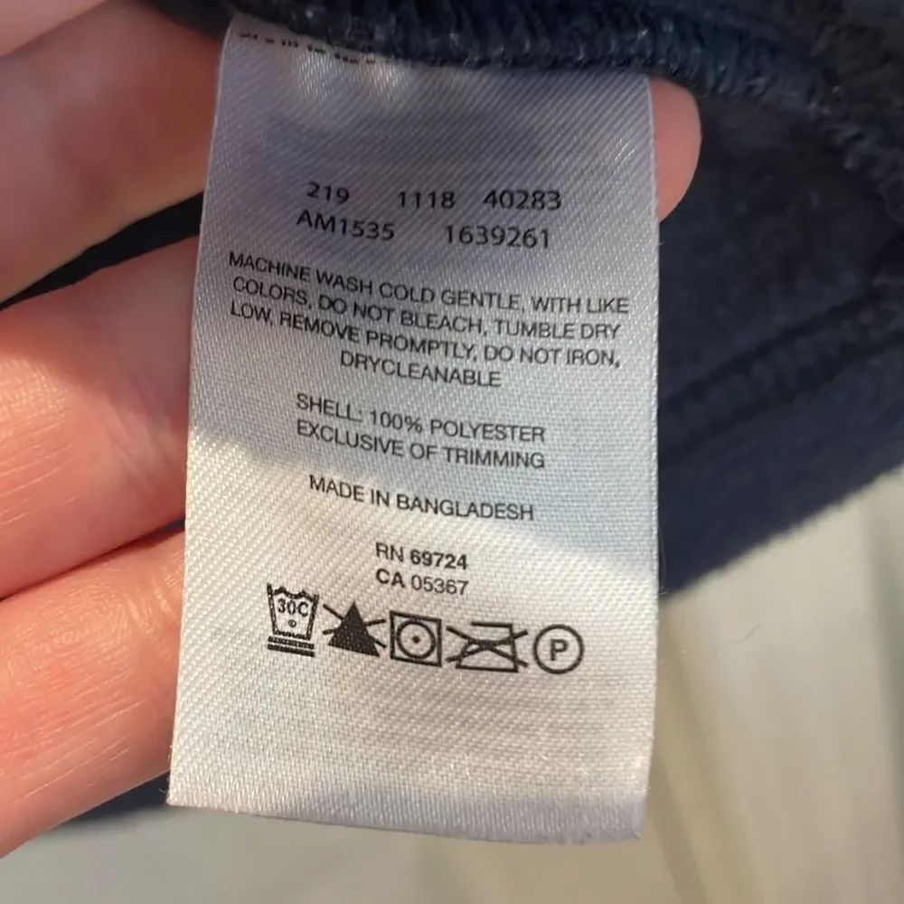 Columbia fleece full zip vest SZ small